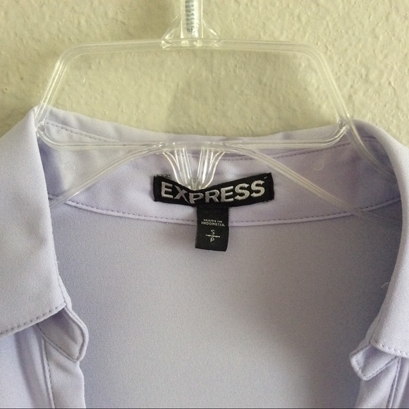 Express | Popover Blouse Lilac Purple Size S - Picture 4 of 4